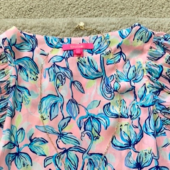 Lilly Pulitzer Maisel Top Sweet Pea - Picture 6 of 10